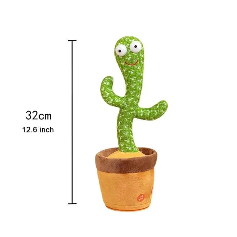 Intelligent Plush Cactus Interactive Learning and Musical Toy for Kids