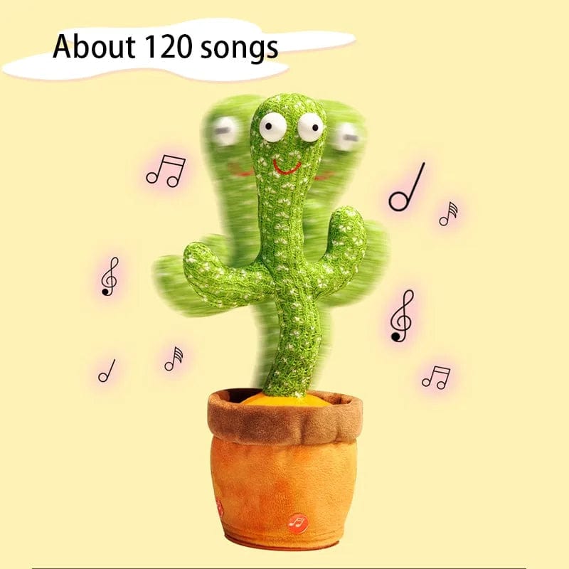 Intelligent Plush Cactus Interactive Learning and Musical Toy for Kids