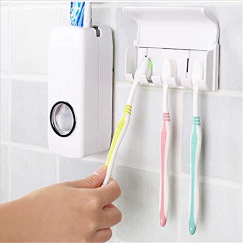 Stylish Toothpaste Dispenser & Tooth Brush Holder - Home Essentials Store Retail